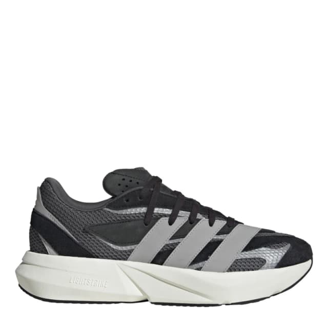 adidas Mens Lightblaze Runners Black/Grey Two male 7 (40.7)