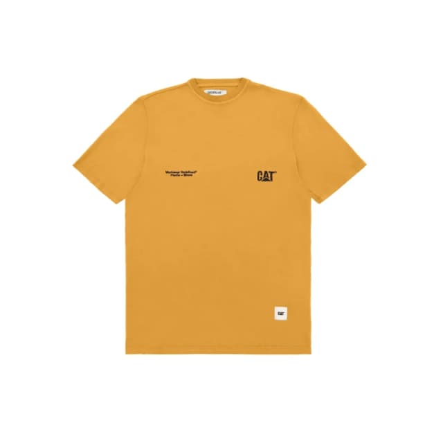 Caterpillar T-Shirt Caterpillar Small Logo Marron Unisex S