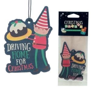 Christmas Elf Christmas Cake (Pack Of 6) Scented Air Freshener