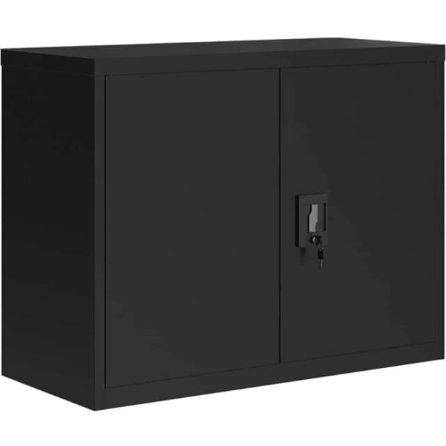 VIDAXL File Cabinet Black 90x40x70cm Steel Vidaxl 8720845889449