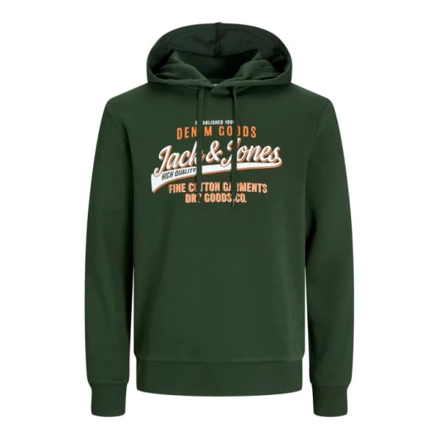 Jack & Jones JJELOGO mens Sweatshirt in Green