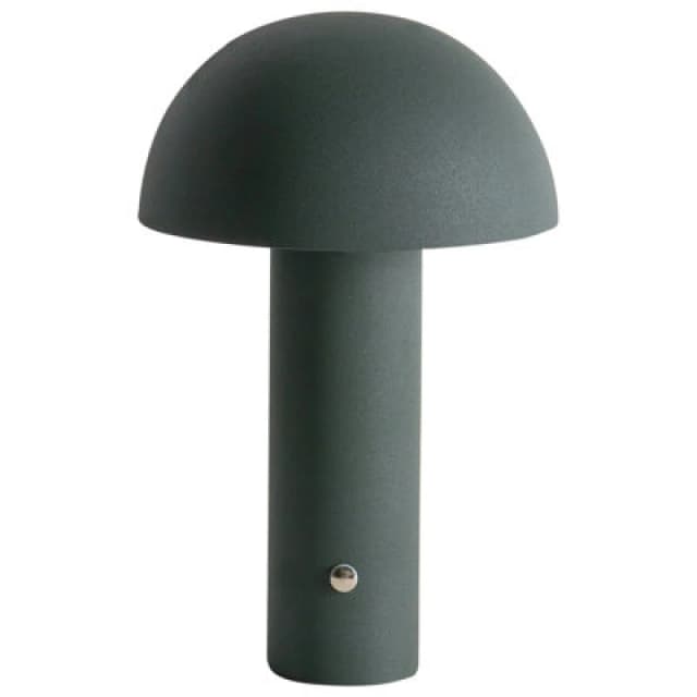 Beliani Wireless LED Table Lamp Bojo With Dimmer Metal Dark Green