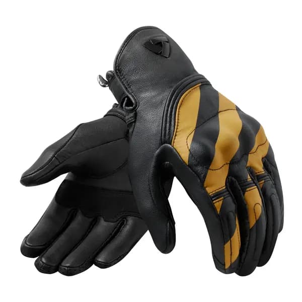 REV'IT! Gloves Redhill Black Ocher Yellow Size S