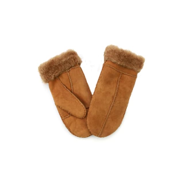 Eastern Counties Leather Sheepskin Mittens in Light Tan Light Tan Unisex One Size