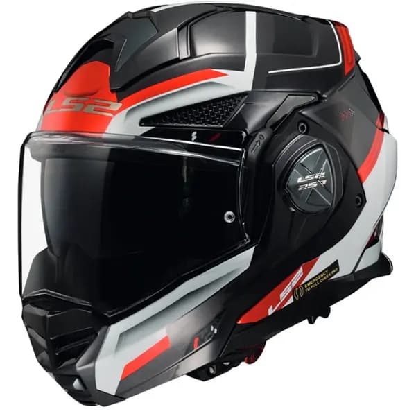 LS2 FF901 Advant X Spectrum Black White Red Modular Helmet Size 3XL
