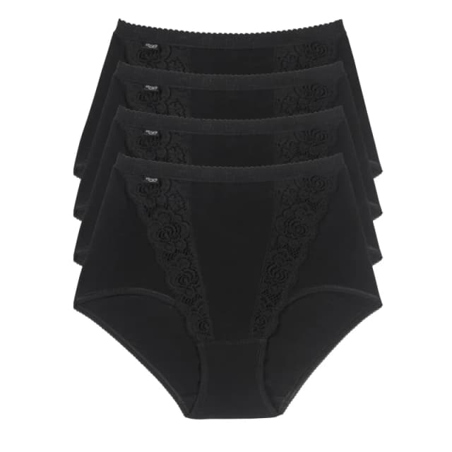 Sloggi Womens panties Sloggi Chic Maxi 4P Noir Female 50