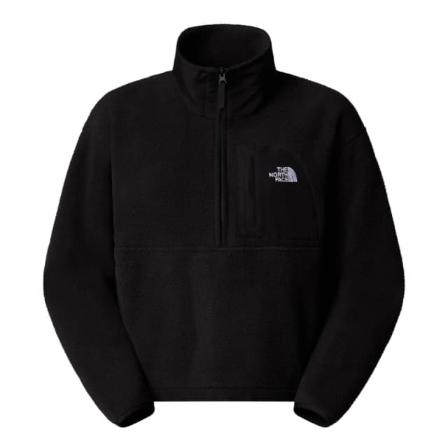 The North Face Womens Yumiori 1/4 Zip Fleece Black female 8 (XS)
