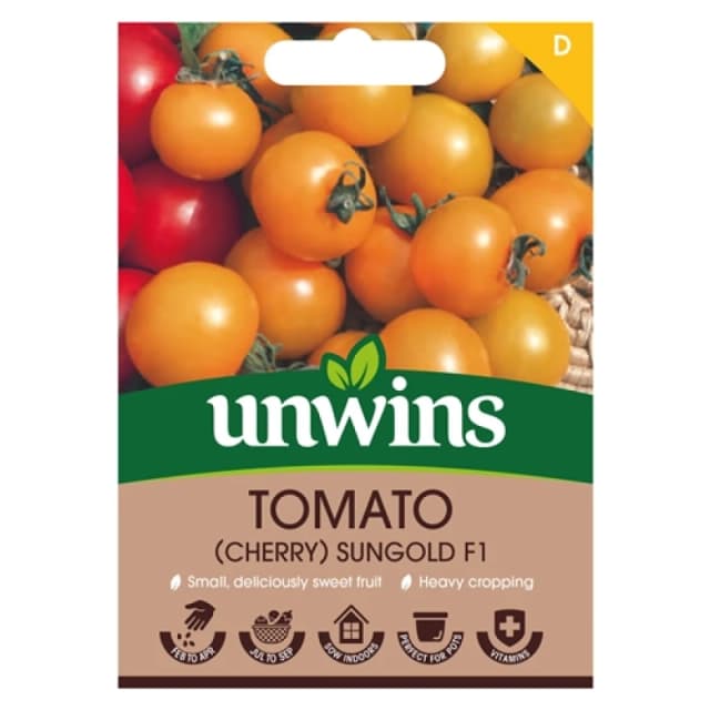 Unwins Tomato (Cherry) Sungold F1