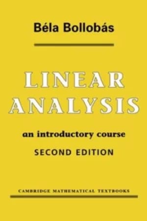 Linear analysis by Bla Bollobs