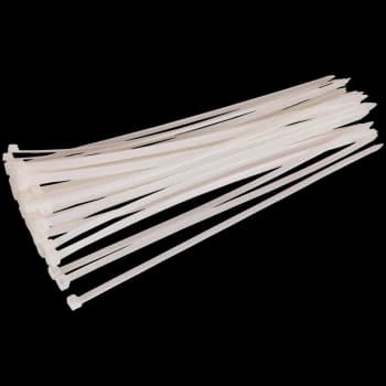 Sealey White Cable Ties 350mm 7.6mm