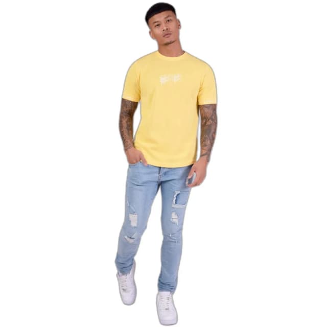 Project X Paris T-Shirt Project X Paris Style maille Soft Jaune Male XS