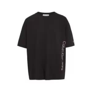 Calvin Klein Jeans Gradient Institutional Tee Ss - Black
