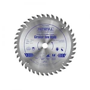 Faithfull TCT Circular Saw Blade 180 x 16 x 40T