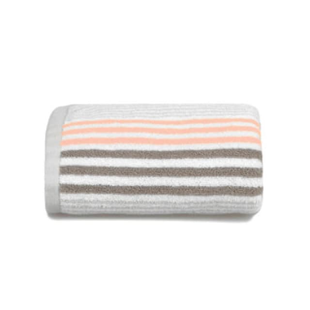 Allure Bath Fashions Merlin Striped Hand Towel - Blush Pink