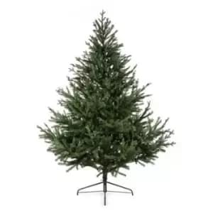 Premier 2.1m Wide Hinged Branches Glenshee Spruce Natural Look Christmas Tree