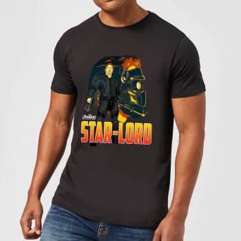 Avengers Star-Lord Mens T-Shirt - Black - 3XL - Black