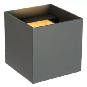 Lucide XIO - Up Down Wall Light - LED Dim. - G9 - 1x4W 2700K - Grey