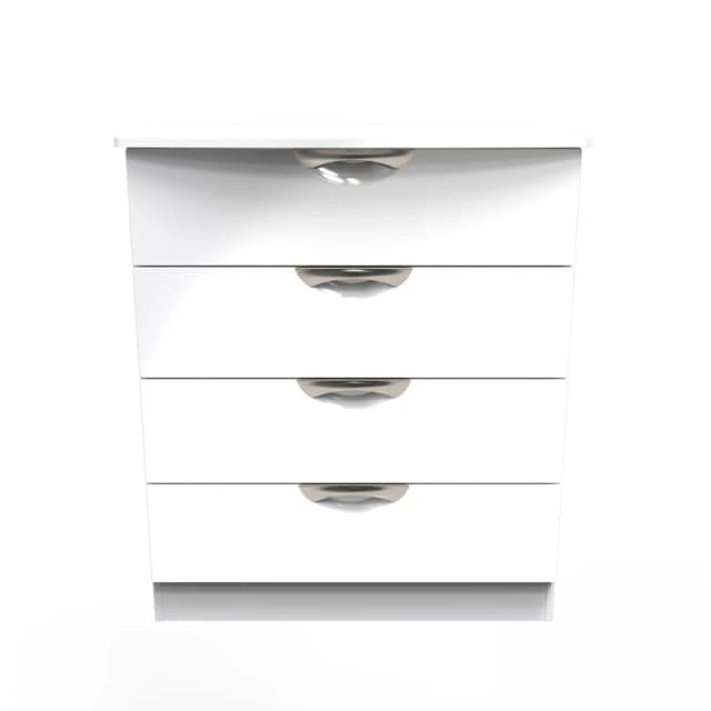Ready Assembled 2 U Holborn 4 Drawer Chest (Ready Assembled) in White Size: Medium White Unisex Medium