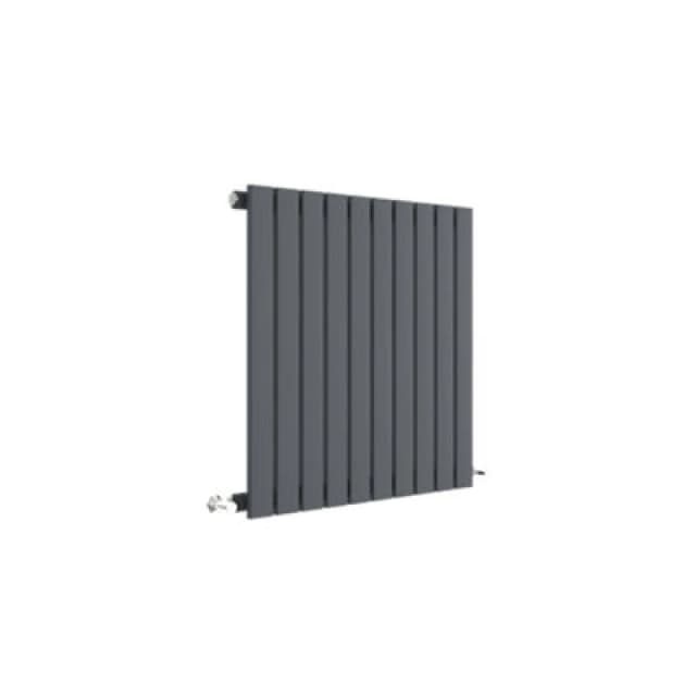 Aspire Aspire - Hudson Reed Sloane Single Designer Horizontal Radiator 600mm h x 586mm w - Anthracite PWHLA55