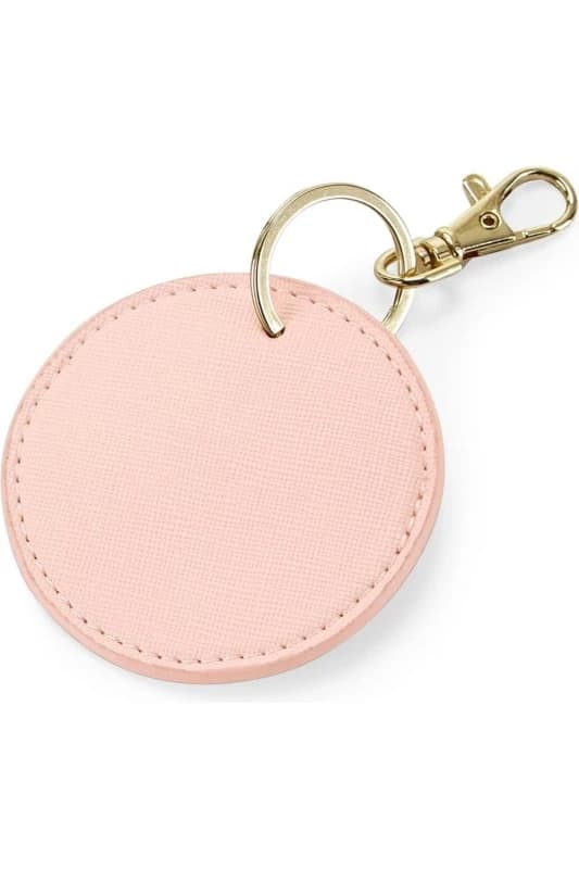 Bagbase Boutique Circular Key Clip in Pink Pink Unisex One Size