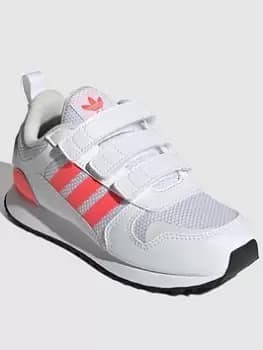 adidas Originals Kids ZX 700 HD - White/Red, Size 10