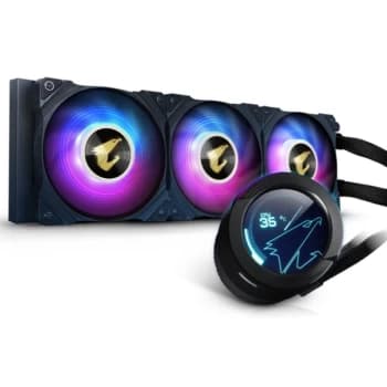 Gigabyte AORUS WATERFORCE X 360 ARGB Liquid AIO Performance CPU Cooler - 360mm