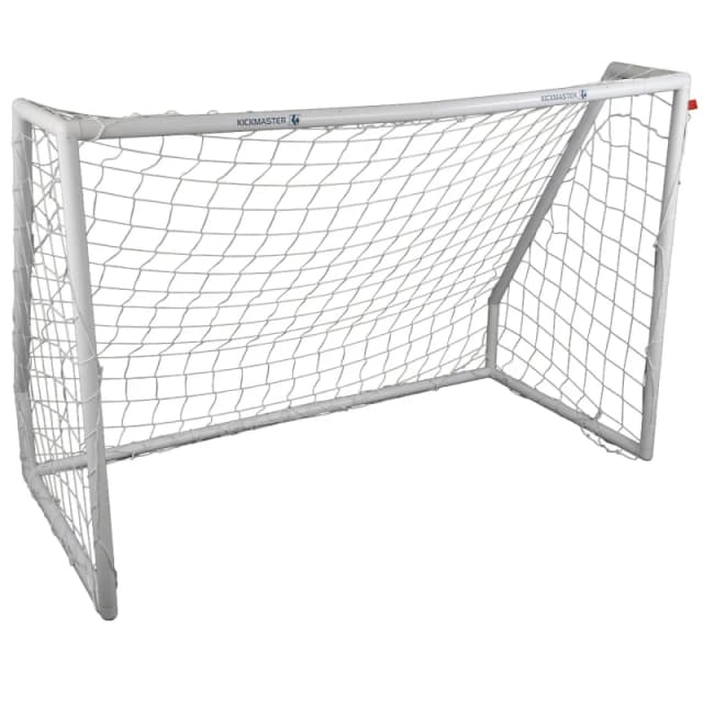 Kickmaster Kickmaster Premium PVC Goal - Size 8ft - 67mm Tube White unisex 8FT