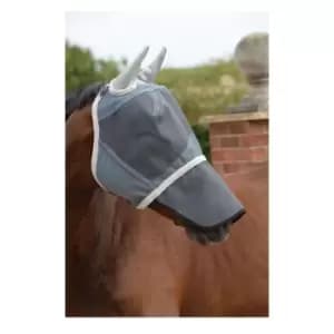 Weatherbeeta Deluxe Fly Mask - Grey