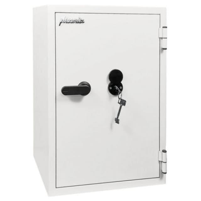Phoenix Safe Company Phoenix Fortress Pro Ss1463K Security Safe In Scratch-Resistant White Paint With Double-Bitted Key Lock