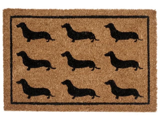 Beliani Doormat Sikaram Natural 40 X 60 Cm Dog Coir