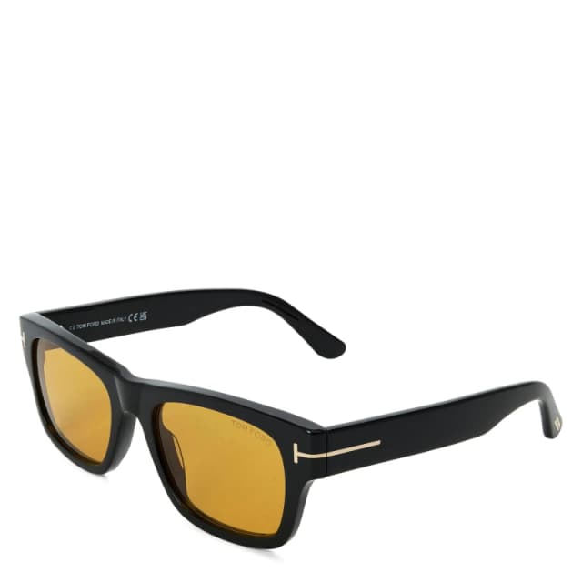 Tom Ford Mens TFS Smith Sunglasses Shiny Black male One Size