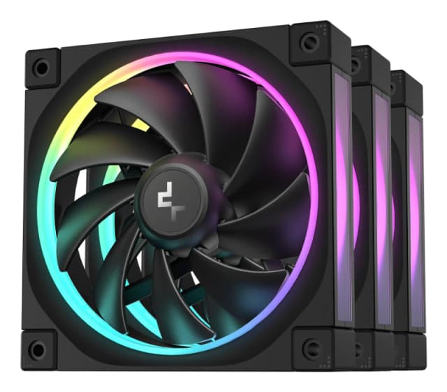 DeepCool DeepCool FL12-3 in 1 Computer case Fan 12cm Black 3 pc(s) R-FL12-BKAPN3-G