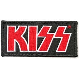 KISS - Red Logo Standard Patch
