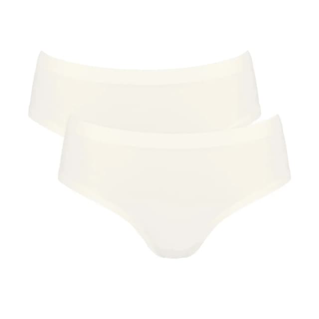 Sloggi Womens panties Sloggi GO Sense Hipster (x2) Blanc Female S