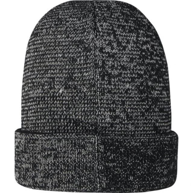 Elevate Mens Rigi Reflective Beanie in Black Male One Size