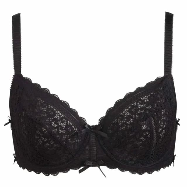 Pomm'Poire Underwired full support bra For Her Pomm'Poire Elena Noir Female 90E