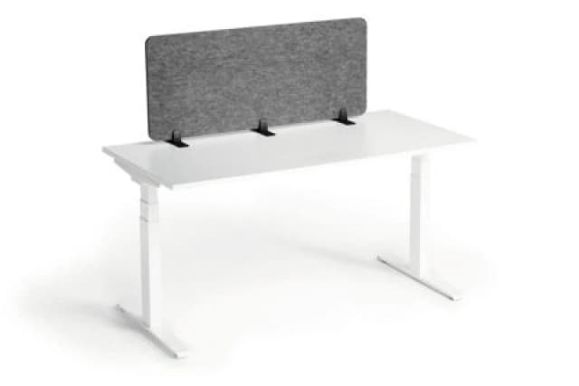 Durable Durable Recycled Felt Desk Divider Panel 120cm Grey 313458 313458