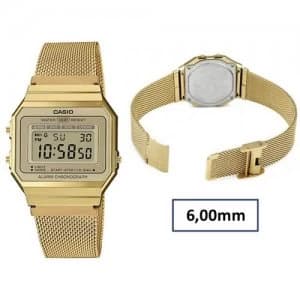 Casio Unisex Gold Plated Watch - A700WEMG-9AEF