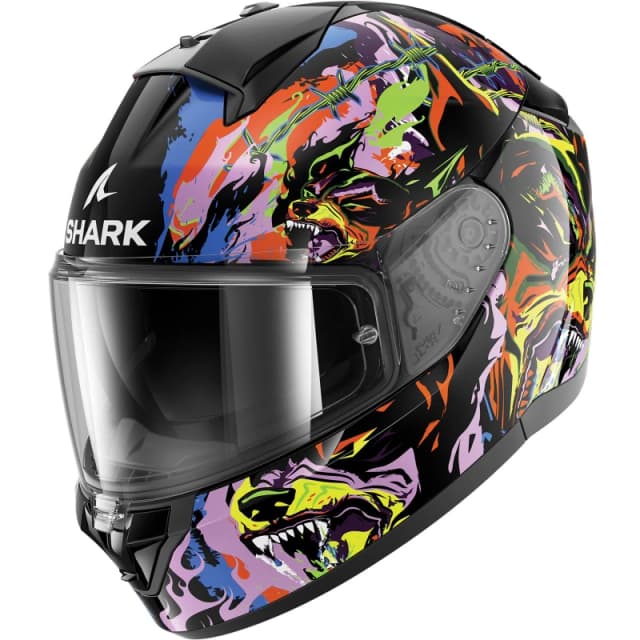 Shark Ridill 2 Racing Beast Helmet, multicolored, Size L for Men