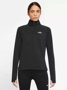 Nike Running Icon Clash Pacer Half Zip Top - Black Size XS Women