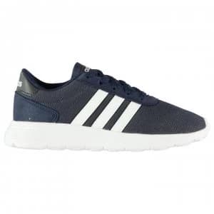 adidas Lite Racer Junior Boys Trainers - Navy/White
