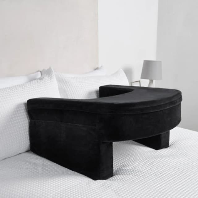 OHS OHS Laptop Cushion Armrest Gaming Pillow Soft Foam Reading Pillow in Black One Size Unisex 5027434224258