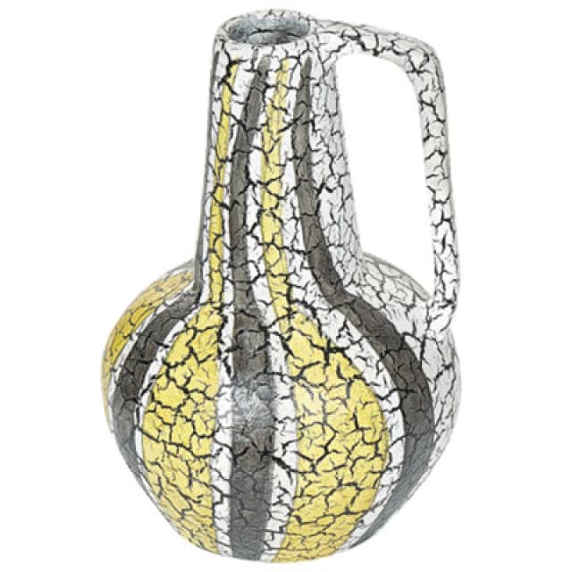 Beliani Decorative Vase Malakka Ceramic 34cm Multicolour