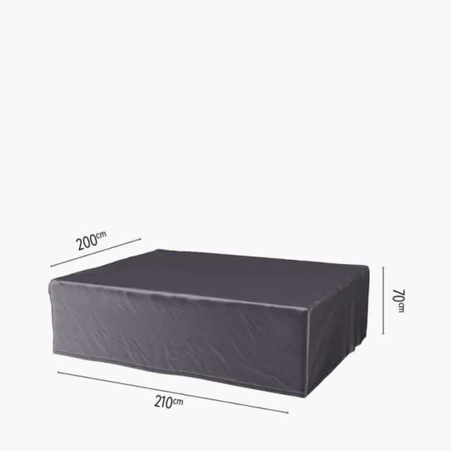 Ruma AeroCover Outdoor Lounge Set Waterproof Breathable Cover W210xD200xH70cm in Dark Grey Size: 1 Pack Dark Grey Unisex 1 Pack