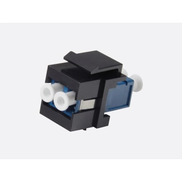 FDL LC SINGLEMODE DUPLEX FIBRE KEYSTONE MODULE - Blue