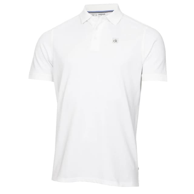 Calvin Klein Golf CK G Polo White/Black male 7-8 (S)