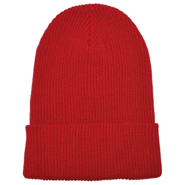 Flexfit Flexfit Men Knitted Yarn Beanie in Red Red One Size Male 5063300286241