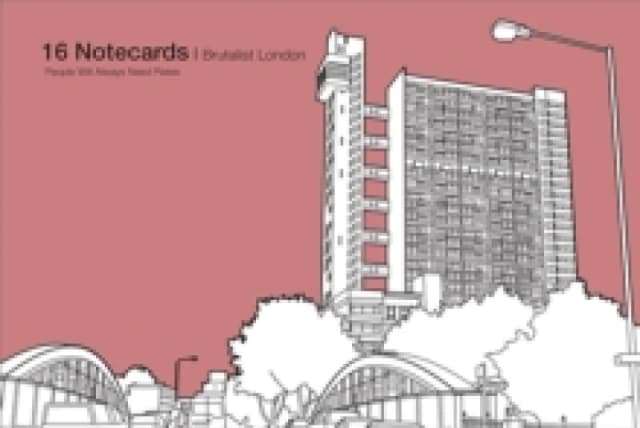 Brutalist London - 16 Notecards Cards