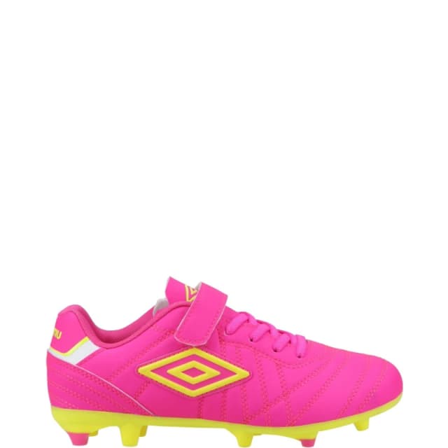 Umbro Boys Speciali Liga Firm Grnd Jnr Rugby Football Boots UK Size 2 (EU 34) Hot Pink UMB006-HTPink-2