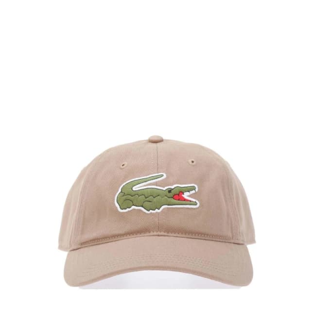 Lacoste Garbardine Logo Cap - Beige Beige One Size